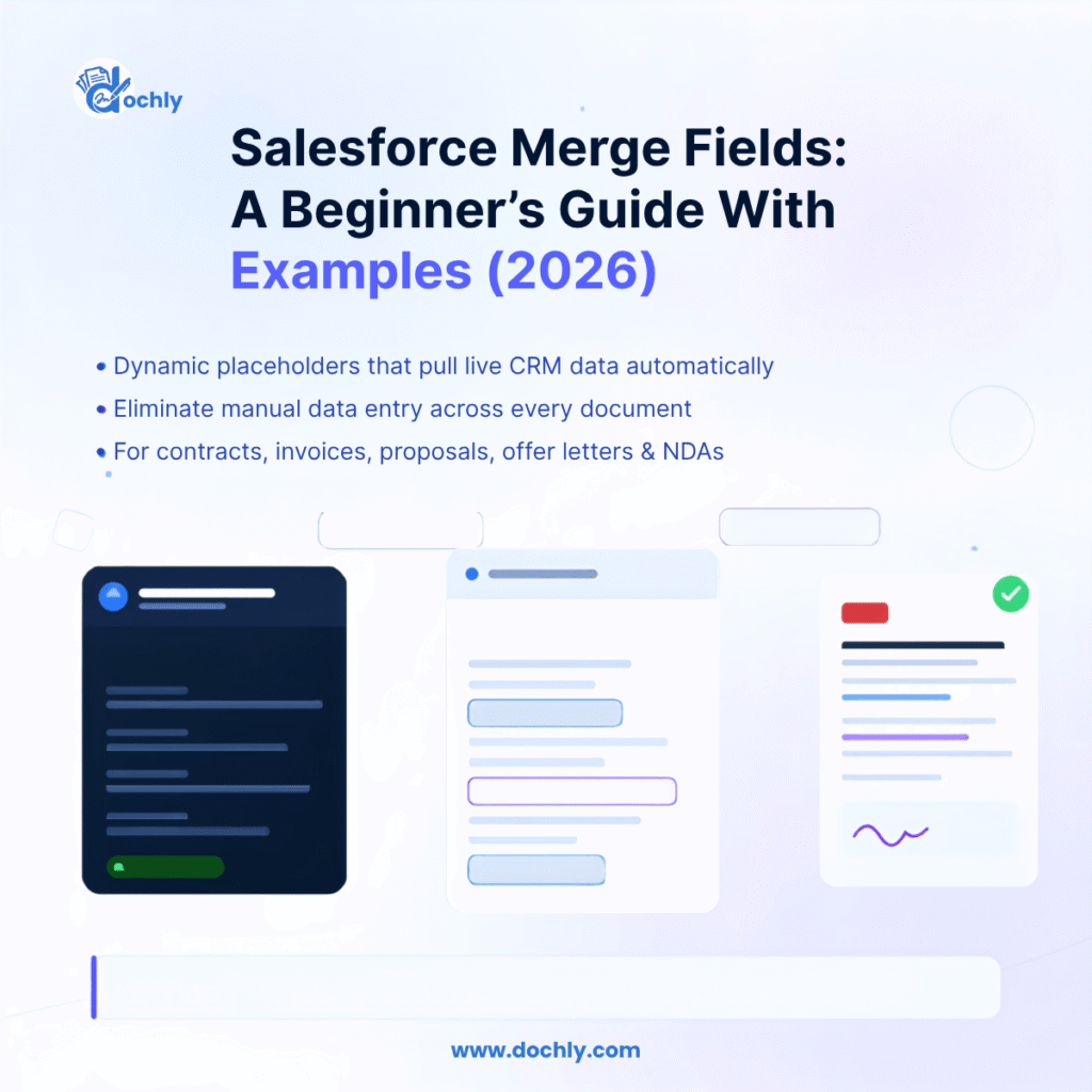 Salesforce Merge Fields