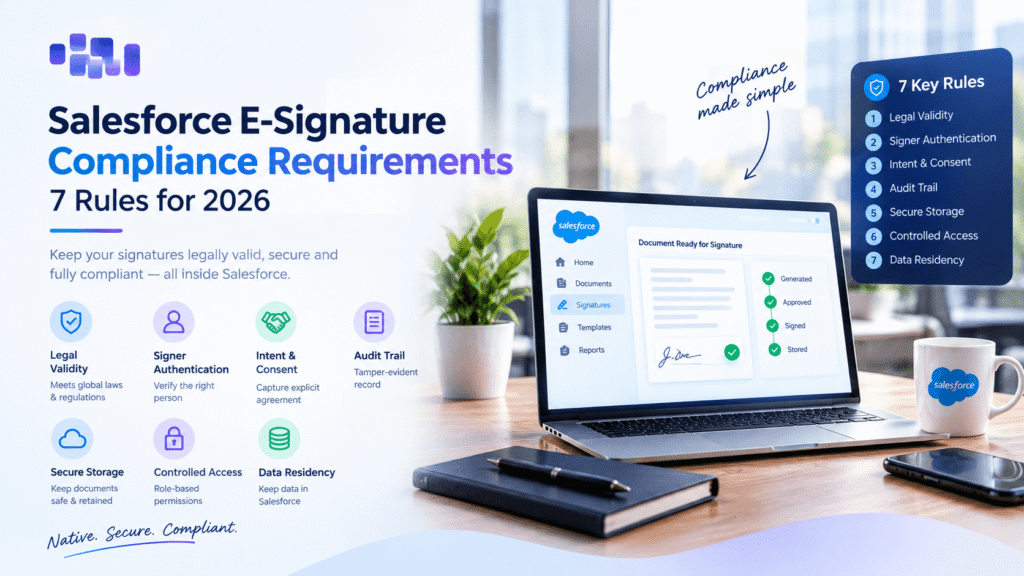 Salesforce E-Signature Compliance Requirements