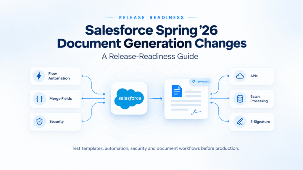 Salesforce Spring 26 Document Generation Dochly